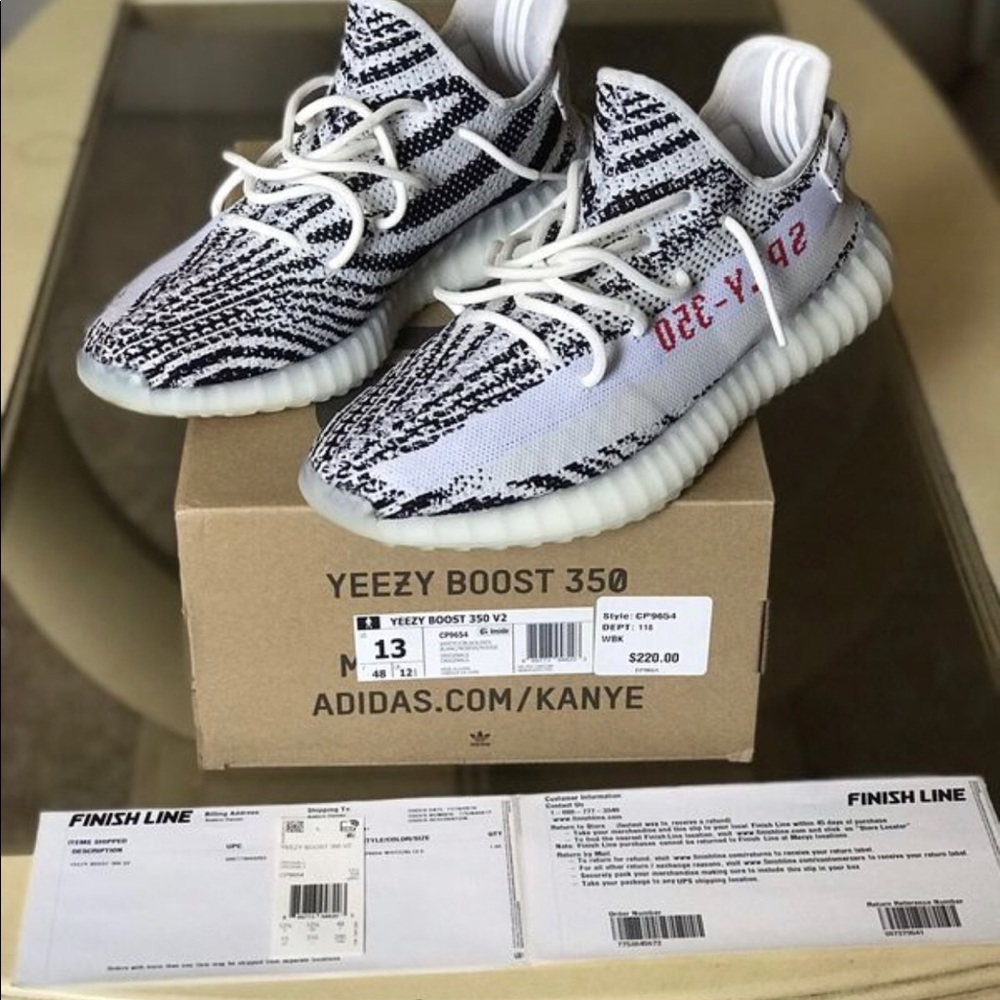 Yeezy 350 zebras